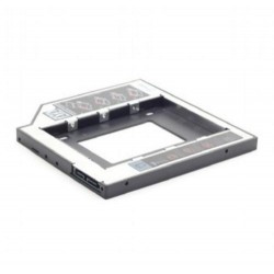 Gembird slim mounting frame for 2.5'' drive to 5.25'' bay,do 12.7 mm