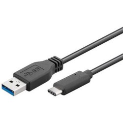 KABEL USB 3.1 konektor C/male - USB 3.0 konektor A/male, 1.0m