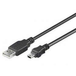PremiumCord Kabel mini USB, A-B, 5pinů, 0,5m
