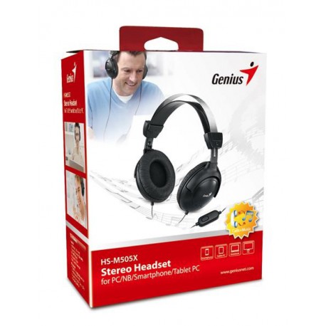 Sluchátka s mik. GENIUS HS-M505X