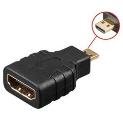 PremiumCord Adapter HDMI A samice - micro HDMI D samec