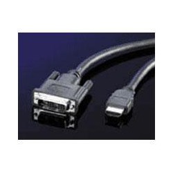 KABEL propojovací DVI-HDMI, DVI-D(M)/ HDMI M, single link,2.0m 