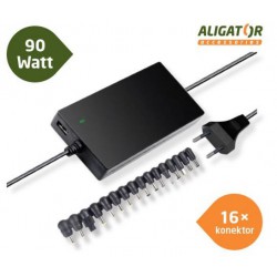 Aligator Univerzální adaptér k notebooku 90W+16 konektorů