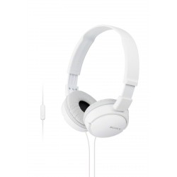 SONY sluchátka MDR-ZX110AP handsfree, bílé