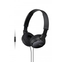SONY sluchátka MDR-ZX110AP handsfree, černé