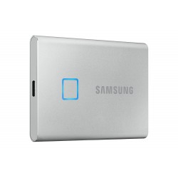 SSD 1TB Samsung externí T7 Touch, stříbrný