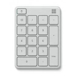 Microsoft Numerická Bluetooth klávesnice Wireless Number Pad, Glacier