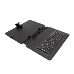 AIREN AiTab Leather Case 4 with USB Keyboard 10" BLACK (CZ/SK/DE/UK/US.. layout)