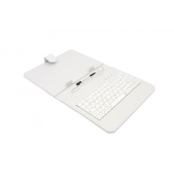 AAIREN AiTab Leather Case 2 with USB Keyboard 8" WHITE (CZ/SK/DE/UK/US.. layout)