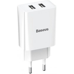 Baseus CCFS-R02 Speed Mini Nabíječka 2xUSB 10.5W White
