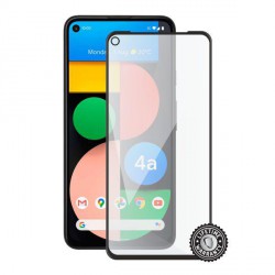 Screenshield GOOGLE Pixel 4a 5G (full COVER black) Tempered Glass Protection