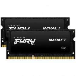 Kingston FURY Impact/SO-DIMM DDR3L/16GB/1600MHz/CL9/2x8GB/Black