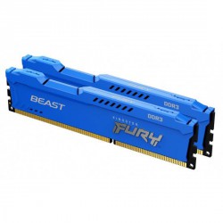 Kingston FURY Beast/DDR3/8GB/1600MHz/CL10/2x4GB/Blue
