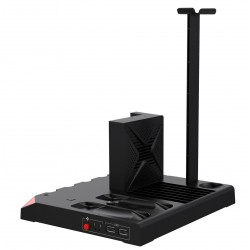 iPega SW036 Nabíjecí Stanice s Chlazením pro Nintendo Switch Black