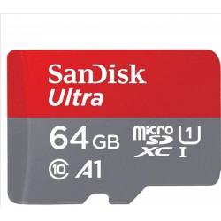 SanDisk Ultra/micro SDXC/64GB/UHS-I U1 / Class 10/+ Adaptér