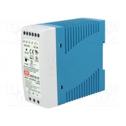 MEANWELL - MDR-60-12 - Průmyslový napájecí zdroj 12V 60W na DIN lištu