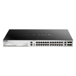 D-Link DGS-3130-30TS L3 Stackable Managed switch, 24x GbE, 2x 10G RJ-45, 4x 10G SFP+