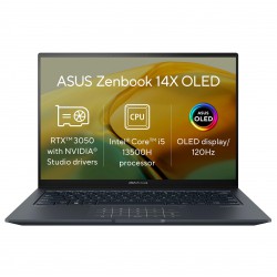 ASUS Zenbook 14X OLED/UX3404VC/i5-13500H/14,5"/2880x1800/16GB/1TB SSD/RTX 3050/W11H/Gray/2R