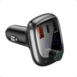 Baseus Bluetooth MP3 FM Transmiter CCTM-B01 s nabíjením 2xUSB, 1xUSB-C QC4.0 5A černý
