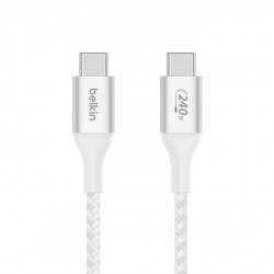 Belkin Boost charge USB-C kabel 240W, 1m, bílý
