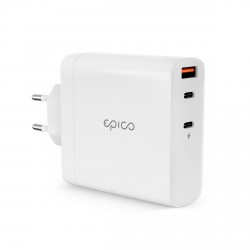 Epico 140W GaN síťová nabíječka - bílá