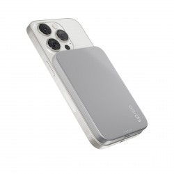 Epico 5000mAh Alu PowerBanka s MagSafe - stříbrná