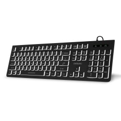 EVOLVEO K1010, klávesnice s bílým podsvícením,