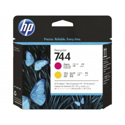 HP 744 Tisková hlava, purpurová a žlutá, F9J87A