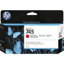 HP 745 inkoustová náplň chrom. červená, F9K00A