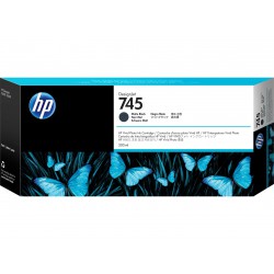 HP 745 inkoustová náplň matná černá, F9K05A