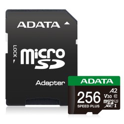 Adata Speed Plus/Micro SD/256GB/UHS-I U3 / Class 10/+ Adaptér