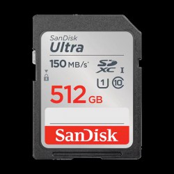 SanDisk Ultra SDXC 512GB 150MB/s Class10 UHS-I