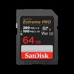 SanDisk Extreme PRO 64GB 280MB/s V60 UHS-II