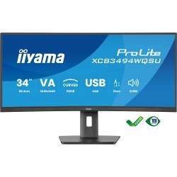 iiyama ProLite/XCB3494WQSU-B1/34"/VA/wQHD/120Hz/0,4ms/Black/3R