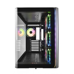 FSP M580-BP/Midi Tower/Transpar./Černá