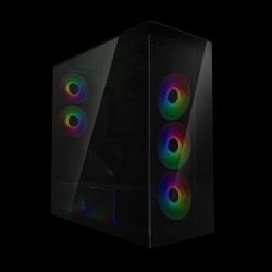 ARCTIC Xtender (Black) black window with GPU