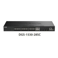 D-Link DGS-1530-28SC/E 20 Ports 1G SFP + 4 Ports GE Combo + 4 Ports 10G SFP+ Smart Managed Switch