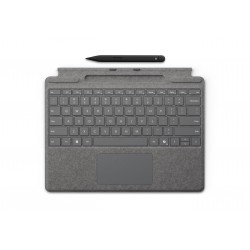 Microsoft Surface Pro Keyboard + Slim Pen 2 Bundle (Platinum), Commercial, ENG