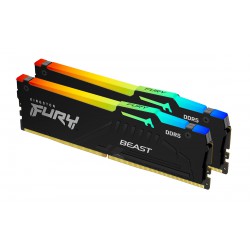 Kingston FURY Beast EXPO/DDR5/64GB/6000MHz/CL36/2x32GB/RGB/Black