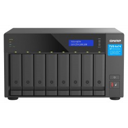 QNAP TVS-h874X-i9-64G (16core (i9), ZFS, 64GB RAM, 8x SATA, 2x M.2 NVMe, 2x PCIe, 2x2,5GbE, 2x10GbE)