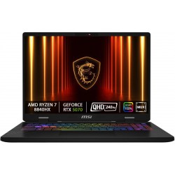 MSI Crosshair/A16 HX D8WGKG-021CZ/R7-8840HX/16"/2560x1600/32GB/1TB/RTX 5070/W11H/Gray/2R
