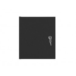 LANBERG RACKOVÁ SKŘÍŇ 10"  PRO MONTÁŽ NA STĚNU 6U/280X310 PRO VLASTNÍ MONTÁŽ S KOVOVÝMI DVEŘMI ČERNÁ