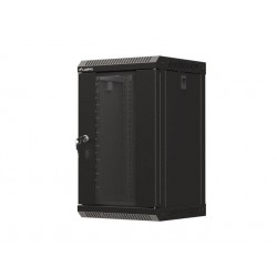 LANBERG RACKOVÁ SKŘÍŇ 10" NÁSTĚNNÁ 9U/300X300 (FLAT PACK) S PROSKLENÝMI DVEŘMI ČERNÁ