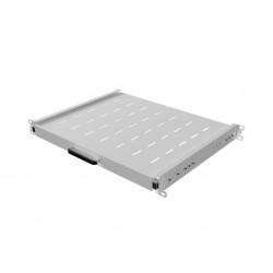 LANBERG POSUVNÁ POLICE PRO 19" RACKOVÉ SKŘÍNĚ 350MM ŠEDÁ (1U/445X350MM, NOSNOST DO 35KG, 4PO