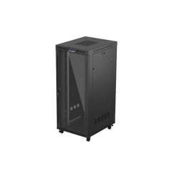 19"  VOLNĚ STOJÍCÍ RACKOVÁ SKŘÍŇ 37U/800X1000 (FLAT PACK) S PROSKLENÝMI DVEŘMI LCD ČERNÁ LANBERG V2