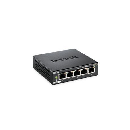 D-Link DGS-105 kovový 5-port 10/100/1000 Switch