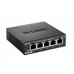 D-Link DES-105 kovový 5-port 10/100 Desktop Switch