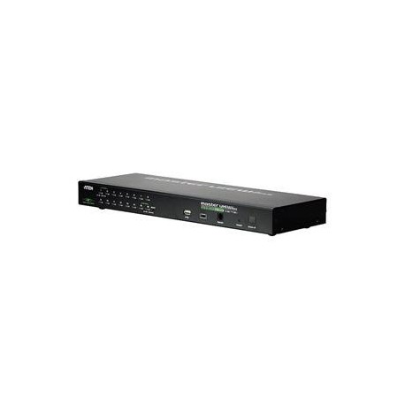 Aten 16-port KVM USB+PS/2 OSD, rack 19"+OverNet