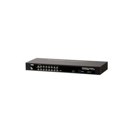 ATEN 16port KVM, PS/2+USB, OSD, rack 19",