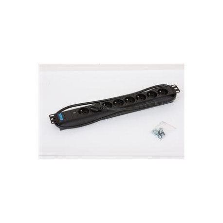19" 8xCZ zás.kontrolka,3x1.5mm 2m CZ-DE,RAL9005